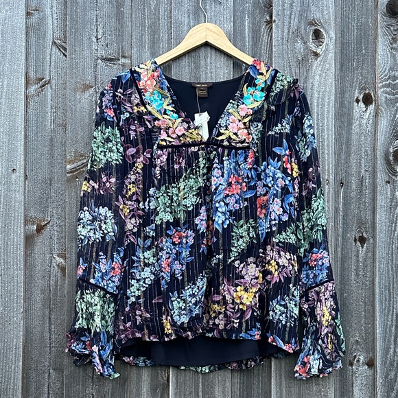 Anthropologie Vineet Bahl - Vivienne Embroidered Blouse - Picture 10 of 11